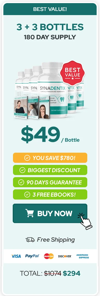 synadentix 6 bottles price